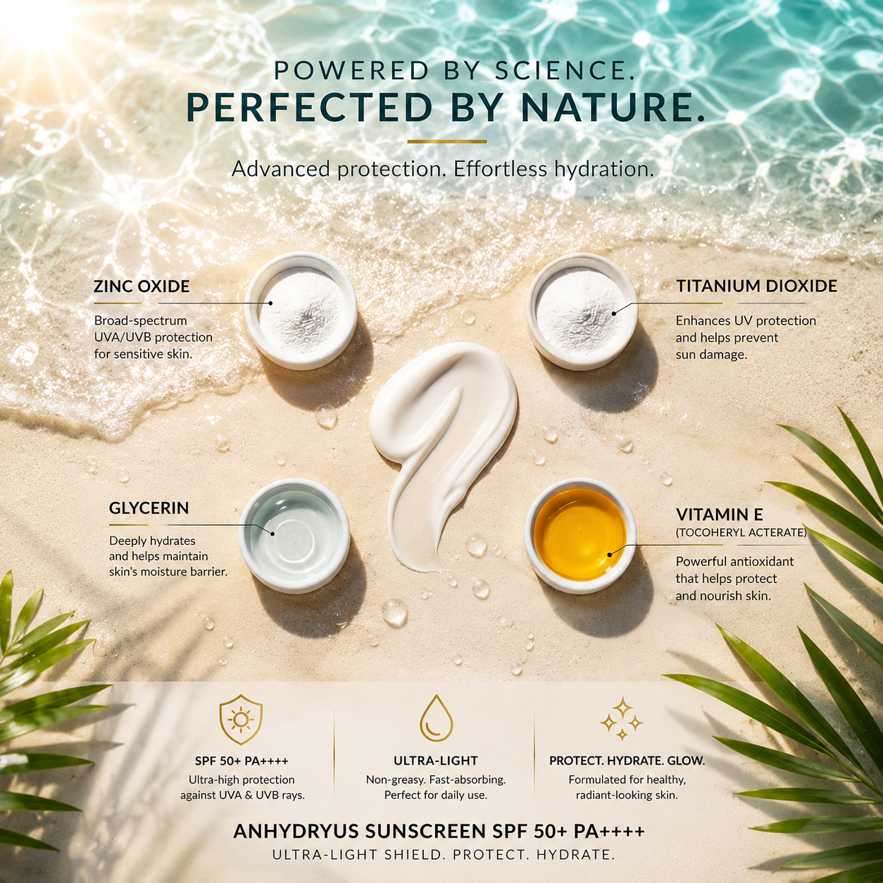 Anhydrous SPF 50+ Sunscreen 100g
